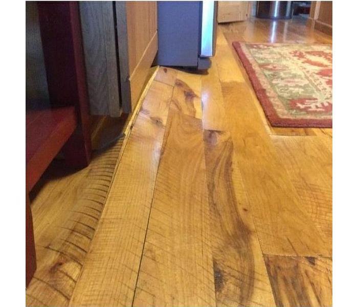Wood flooring kitchen